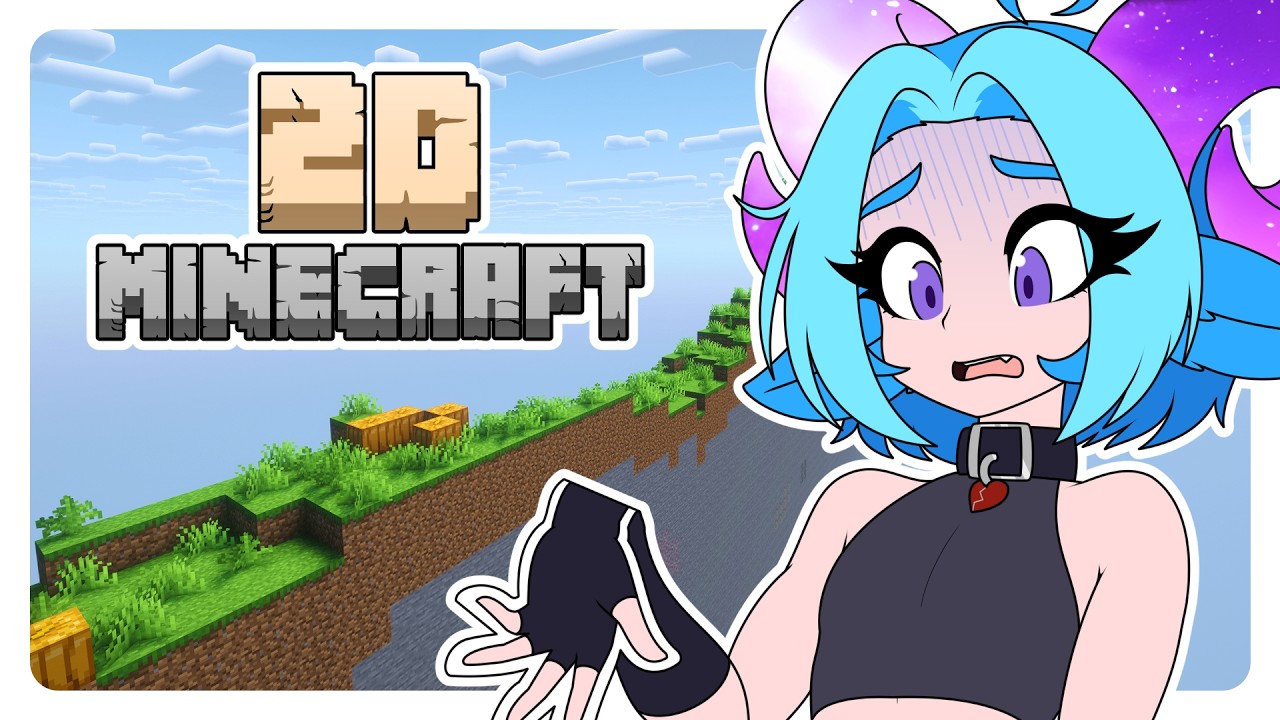 Minecraft, But We're STUCK In 2D