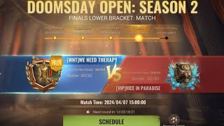 Doomsday semi final || 874 WNT vs VIP 896 || State of Survival