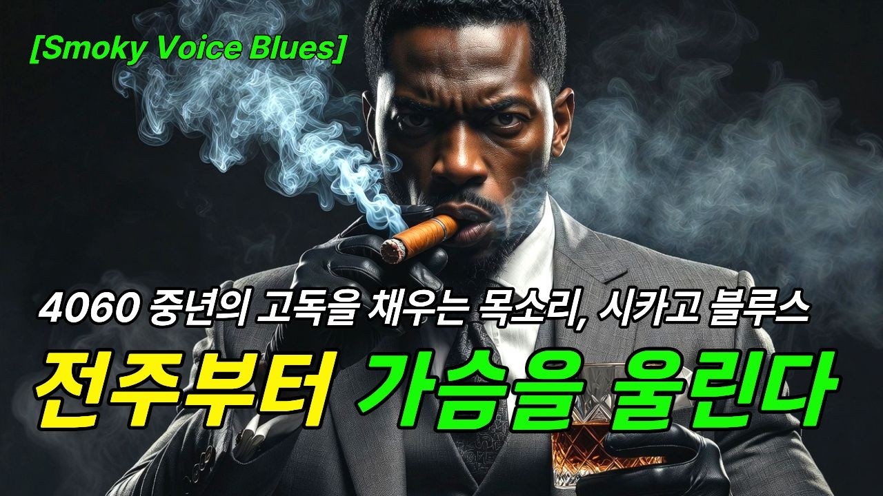 [Smoky Blues] 4060 Душа, заполняющая одиночество｜R&B Chicago Blues soul 🥃🎷｜ Playlist