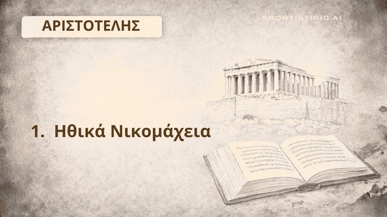 Φιλοσοφικός Λόγος - ΑΡΙΣΤΟΤΕΛΗΣ: 1. Ηθικά Νικομάχεια