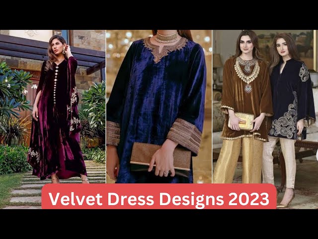 Trending velvet frock design 2023 . . . . . . . . . . . . . . . . . . . . .  . . . . like #follow #likeforlikes #love #instagood #instagra