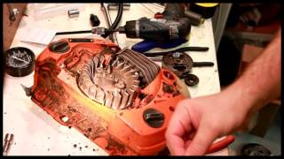 Husqvarna 455 rancher teardown and rebuild, bolt for bolt!  part 1