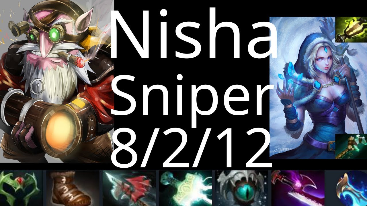 Nisha Sniper vs DR, Visage, Chen, QOp, Earthshaker - Secret vs TSM g1 The International XI dota2