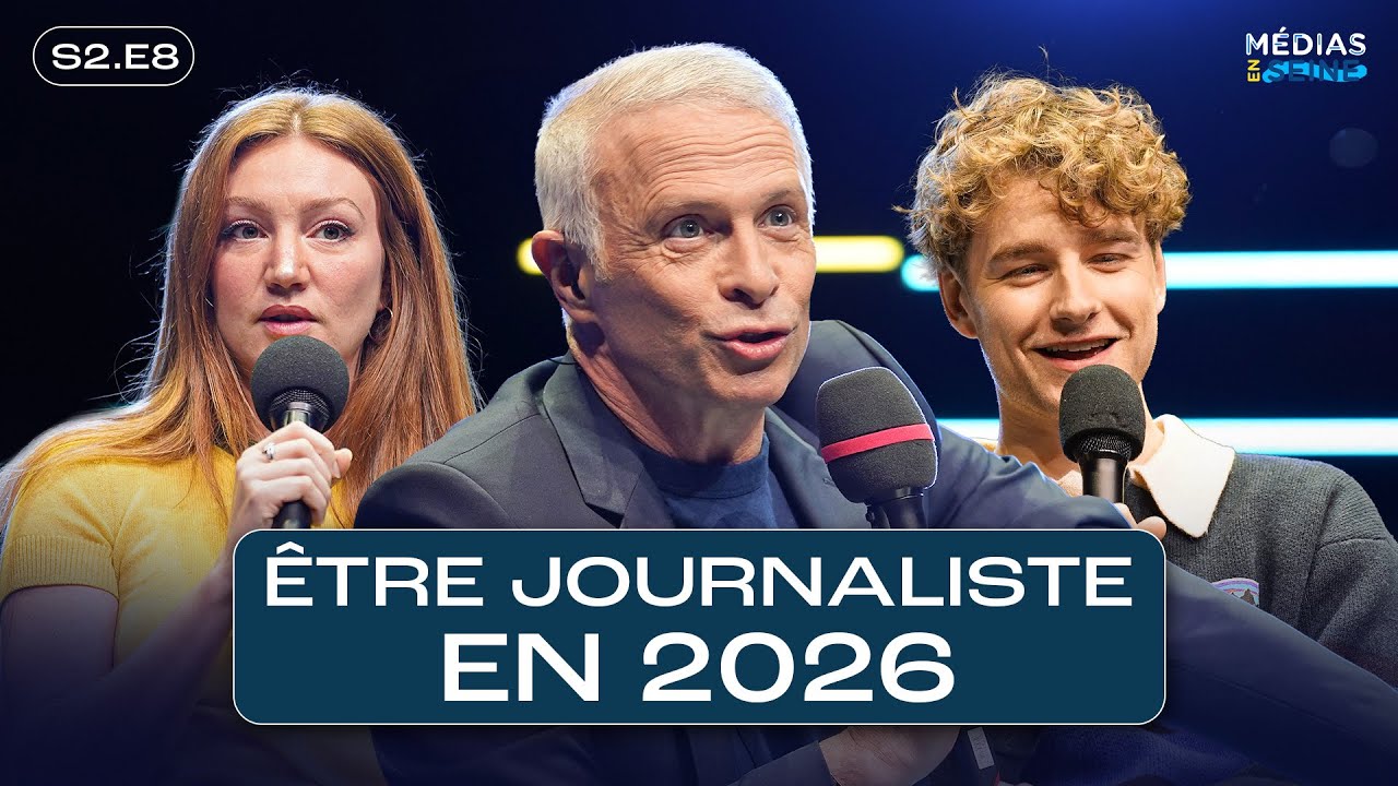 Travailler dans les médias en 2026 ! A Médias en Seine Samuel Etienne, Gaspard G, Charlotte Vautier