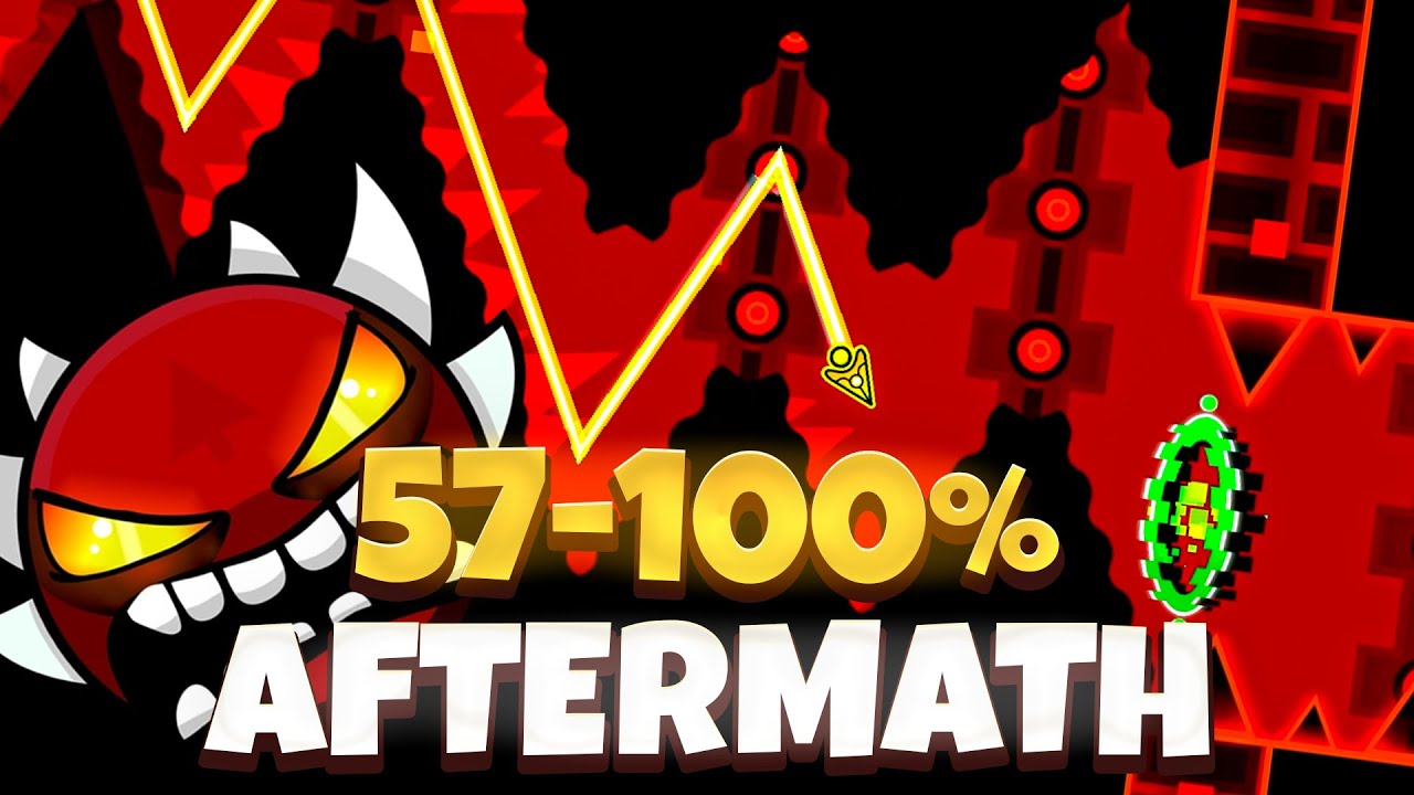 57-100%) Aftermath [Progress Update #1] | Geometry Dash 2.2 - YouTube