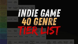 Tier List: Ranking Every Indie Game Genre in 2024