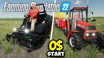 STARTING WITH $0 ON FLAT MAP 🚜 ep.2  Farming Simulator 22
