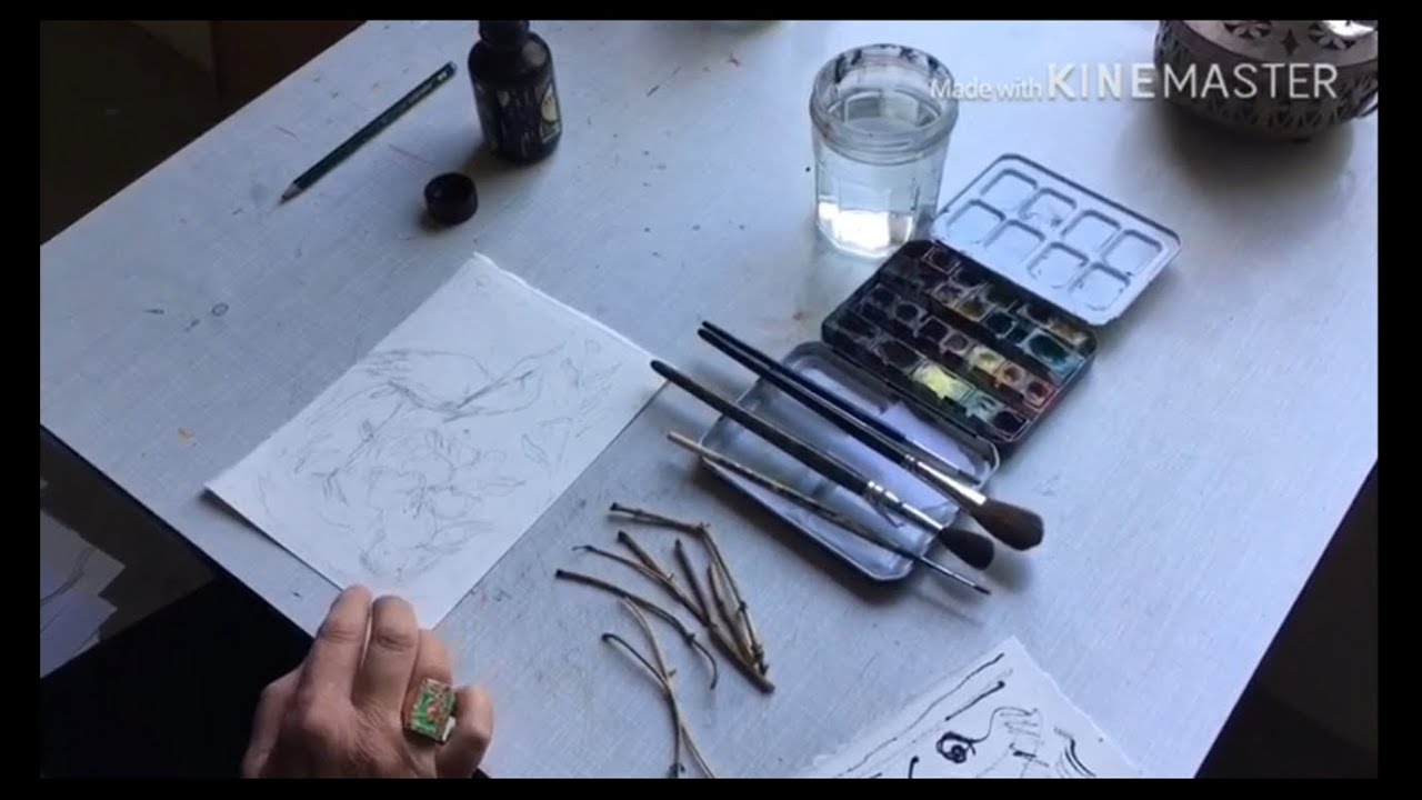 #Wissenshäppchen - Mit Tusche und Stöckchen - YouTube