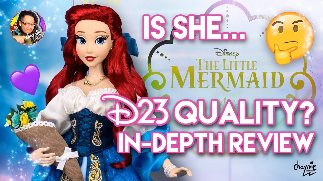 D23 ARIEL Limited Edition Doll in Blue Dress - Review & Unboxing | Disney The Little Mermaid