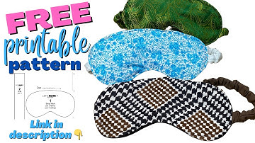 ULTIMATE SLEEP MASK SEWING GUIDE 🌙