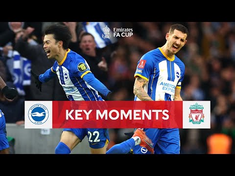 Brighton & hove albion v liverpool | key moments | fourth round | emirates fa cup 2022-23