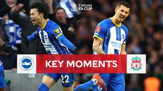 Brighton & Hove Albion v Liverpool | Key Moments | Fourth Round