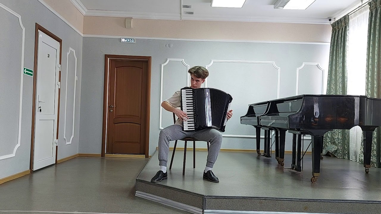 Карпенко Михаил  (аккордеон)  Ю.Дранга  Вариации на тему РНП 