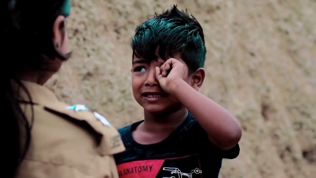 Tu Khuda Hai Song💋Hindi Gana💃Police Action Video🔥Heart touching Video💖Children Sad Love Story❣️K M