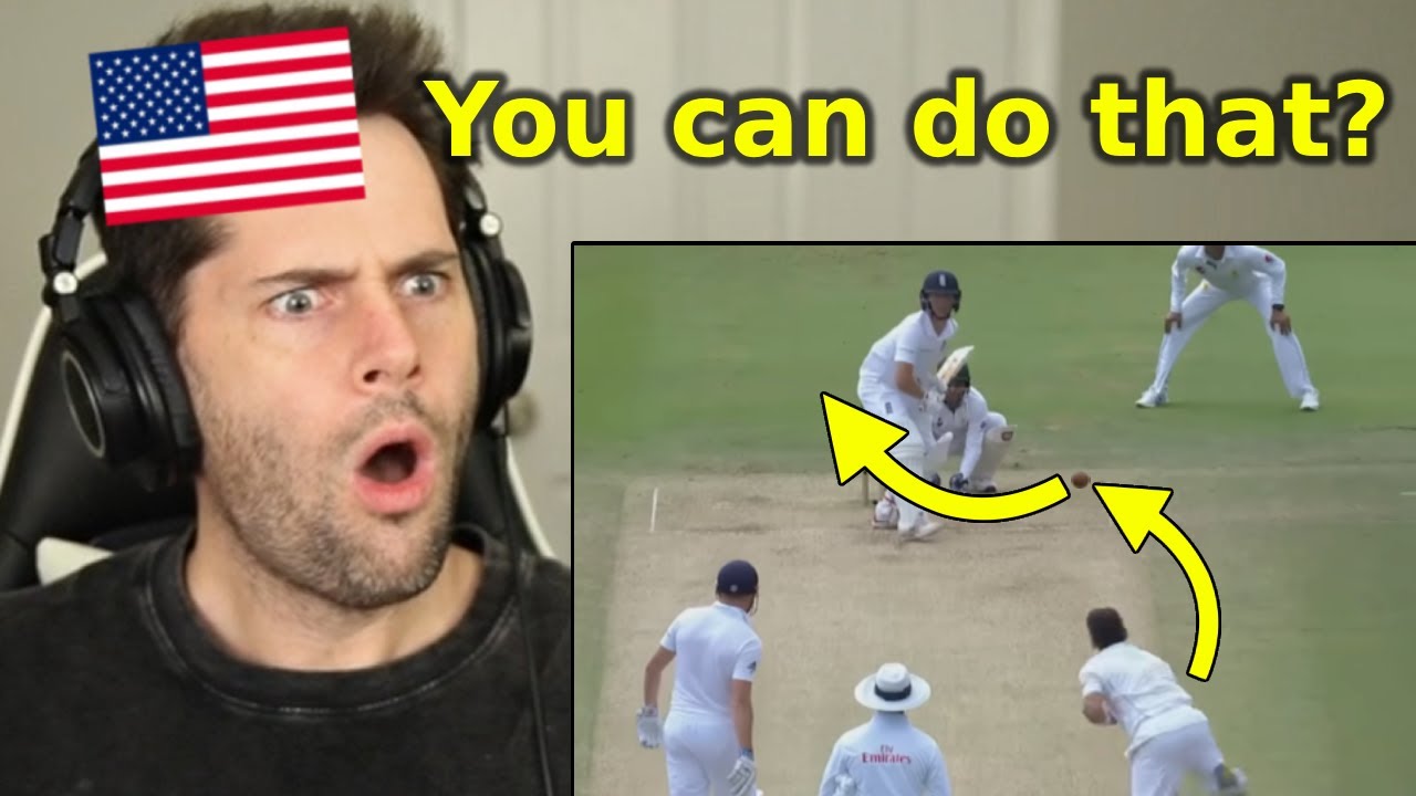 American Reacts to INSANE Cricket Spin Bowling Deliveries