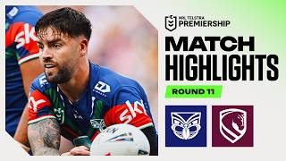 NRL 2026 | Warriors v Broncos | Match Highlights | Round 11