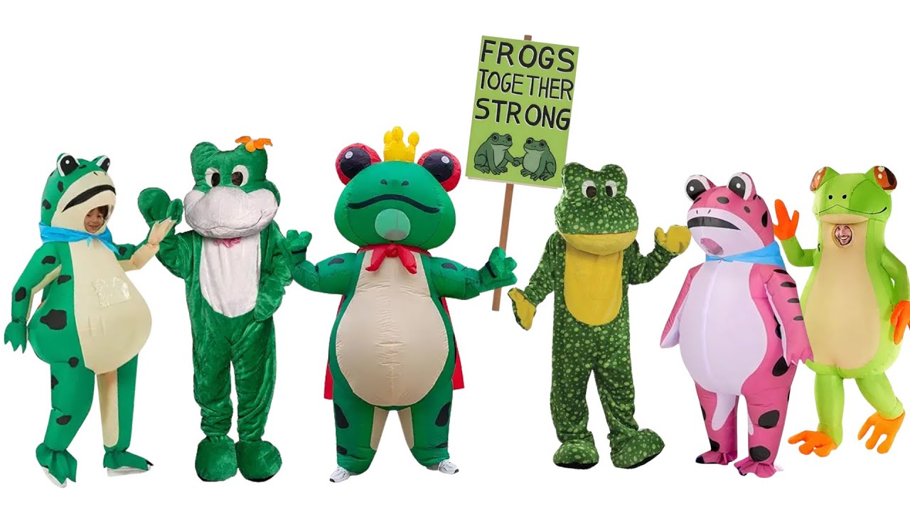FROGS TOGETHER STRONG -- "Taking It To The Tad Polls" (An ANTI-FASCISM FROG ANTHEM) AGOLDEN1