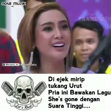 Di ejek mirip tukang urut Pria ini bawakan lagu she's gone dengan suara tinggi