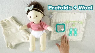 HOW TO USE Prefold Cloth Diapers with Wool Covers