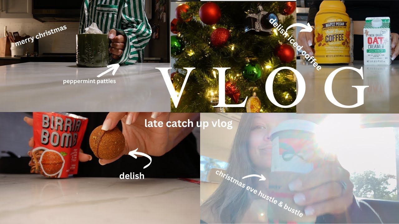 VLOG:long cozy vlog. Christmas prep. shopping. delish food. hauls. hustle & bustle  | Holly Lynora