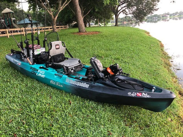 Old Town Topwater 120 Fishing Kayak