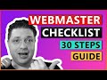 Website checklist  30 steps for high quality websites 