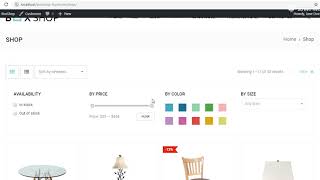 BoxShop Theme - Shop Layout