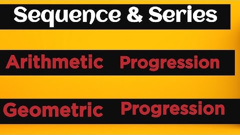 HOW TO SOLVE A QUESTION ON SEQUENCE AND SERIES | A.P & G.P