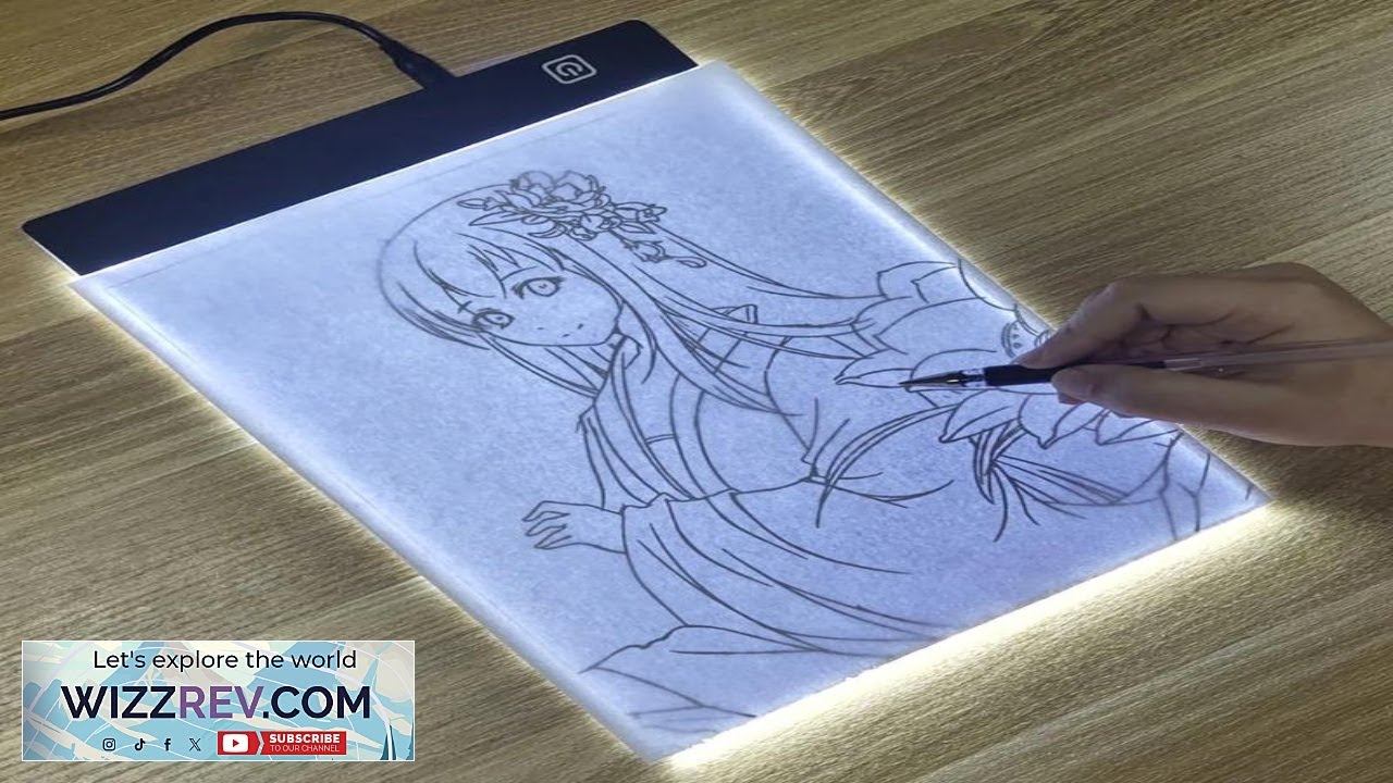 Led Drawing Copy Pad 3 Level Dimmable Board Table Animation Painting Educational Review