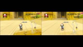 [MKW TAS] DDR Flap Strats Comparison