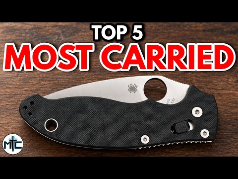 My Top 5 MOST CARRIED KNIVES! - September 2026