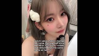 Sakura will always be called Sakura #lesserafim #sakura #yunjin #kazuha #chaewon #eunchae #kpop