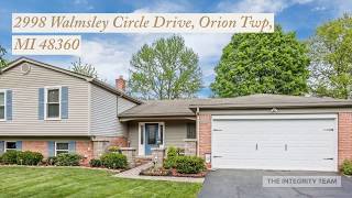 2998 Walmsley Circle Drive video tour