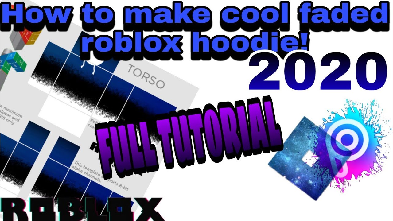 How To Make A Cool Faded Roblox Hoodie Youtube - black fade hoodie roblox