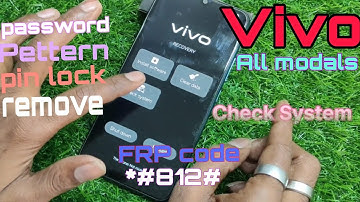Vivo Ke Mobile Ka Lock Kaise Tode (100% voltooid november 2023) Hoe het pincodepatroon van een Vi...