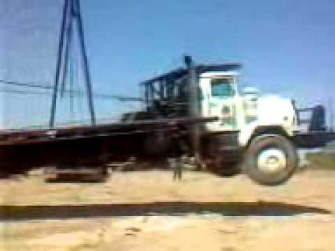 oil field winch truck