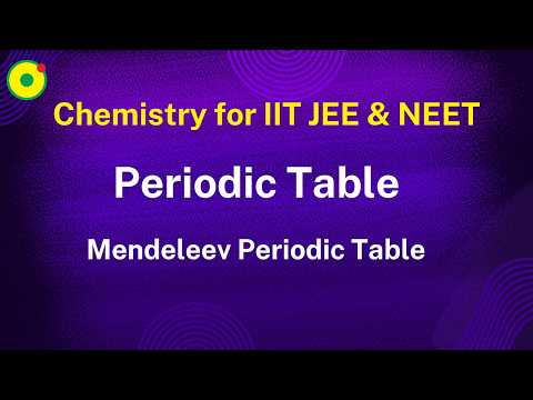 Periodic Table | Mendeleev Periodic Table-05 | by NV sir B. Tech. IIT Delhi