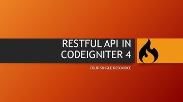 RESTful API in Codeigniter 4