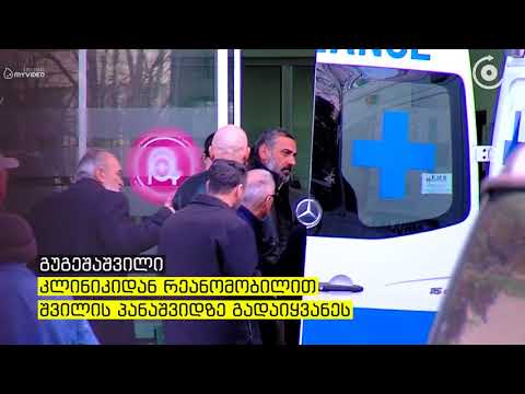 დოდო გუგეშაშვილი შვილის პანაშვიდზე რეანომობილით გადაიყვანეს