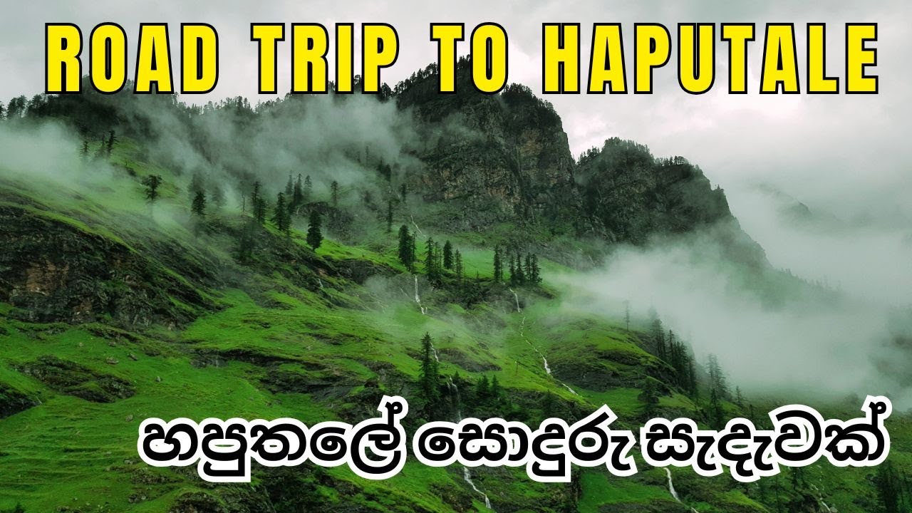 Haputhale හපුතලේ සොදුරු සැදැවක් | හපුතලේට ගියපු සුපිරිම ROAD TRIP එක | Road Trip to Haputale
