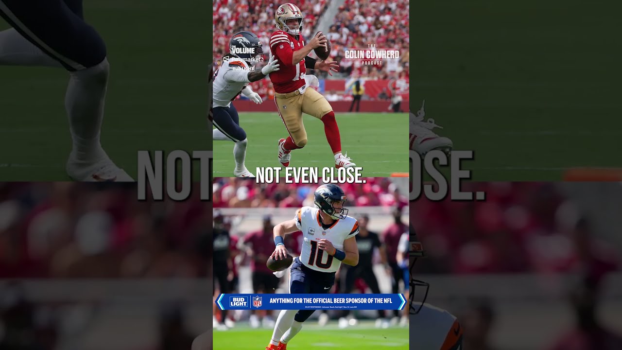 Brock Purdy is MUCH better than Bo Nix