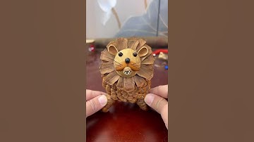 Chú sư tử này nhìn dịu quá #đỉnhhandmade #diy #handmade #decor #thucung