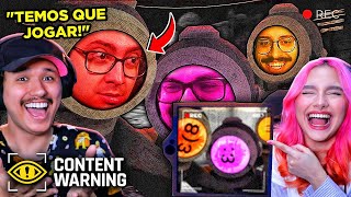 QUEBRAMOS com as AVENTURAS do ALANZOKA no Content Warning KKKK | React Viralizou Clips