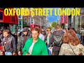 London Summer Walk-August 2021| Busy Weekend Afternoon in Central London | Oxford Street [4k HDR]