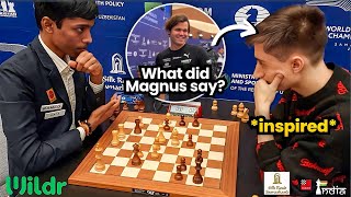 Did Magnus Carlsen's words to Dubov before his game with Pragg inspire him?