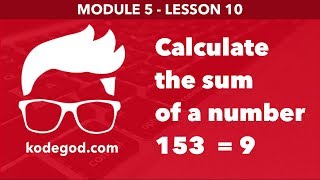 Module 5 - Lesson 10 ► Calculate sum of a number [Learn Programming]