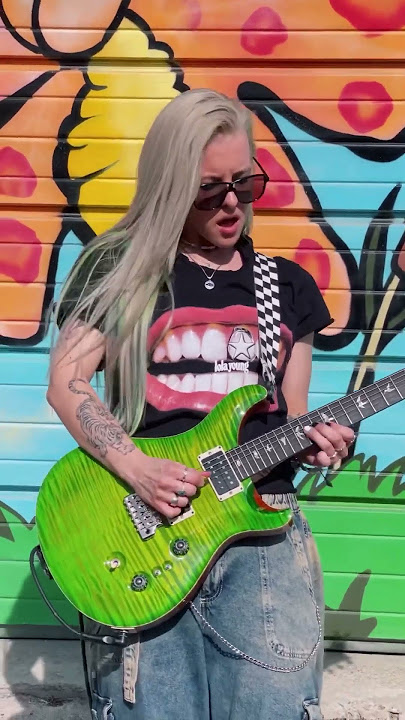 sexy villain - remi wolf (guitar solo) #femaleguitarist #guitarcover #remiwolf #guitarsolo #prs