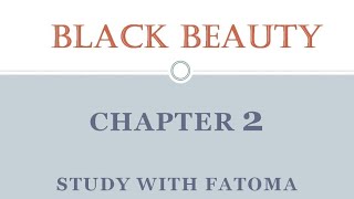 ابسط شرح ل Chapter 2 من قصه Black beauty للصف الاول الإعدادي