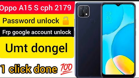oppo A15s cph2179 password pin pettran frp google account remove  umt dongle 1 click done 💯