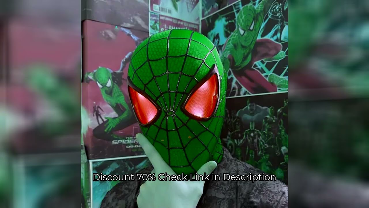 Spider Man Mobile Eye Electronic Spider Man Desktop Decoration Sculpture 1:1 Remote Control Adult an